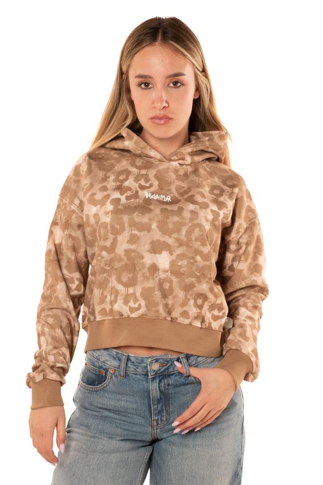 Felpa Leo Crop Donna 55164MACULATO DISCLAIMER