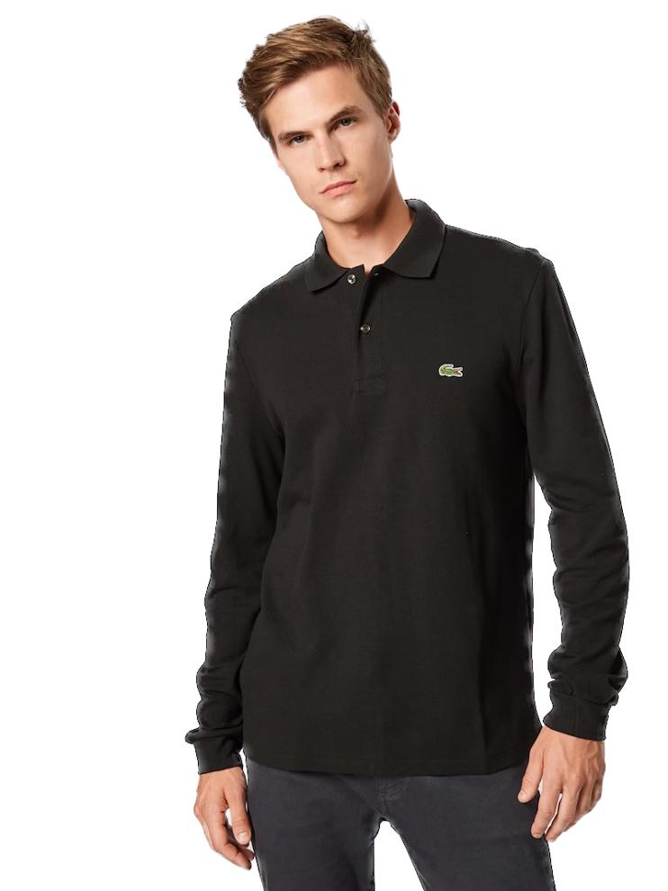Polo Manica Lunga Uomo L1312NERO LACOSTE