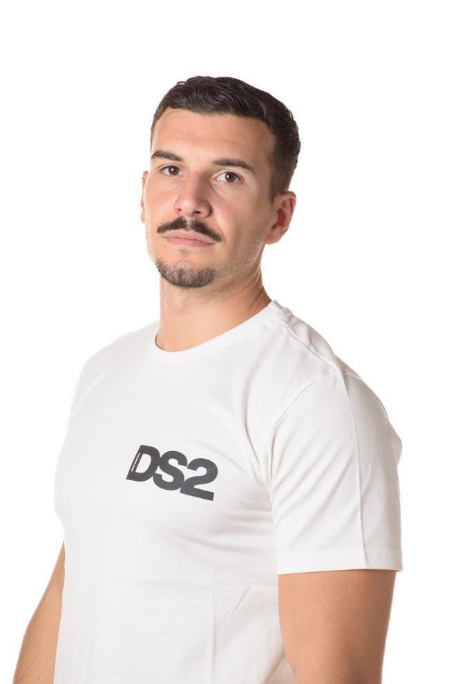 Tshirt Logo Uomo FW25225BIANCO DS2