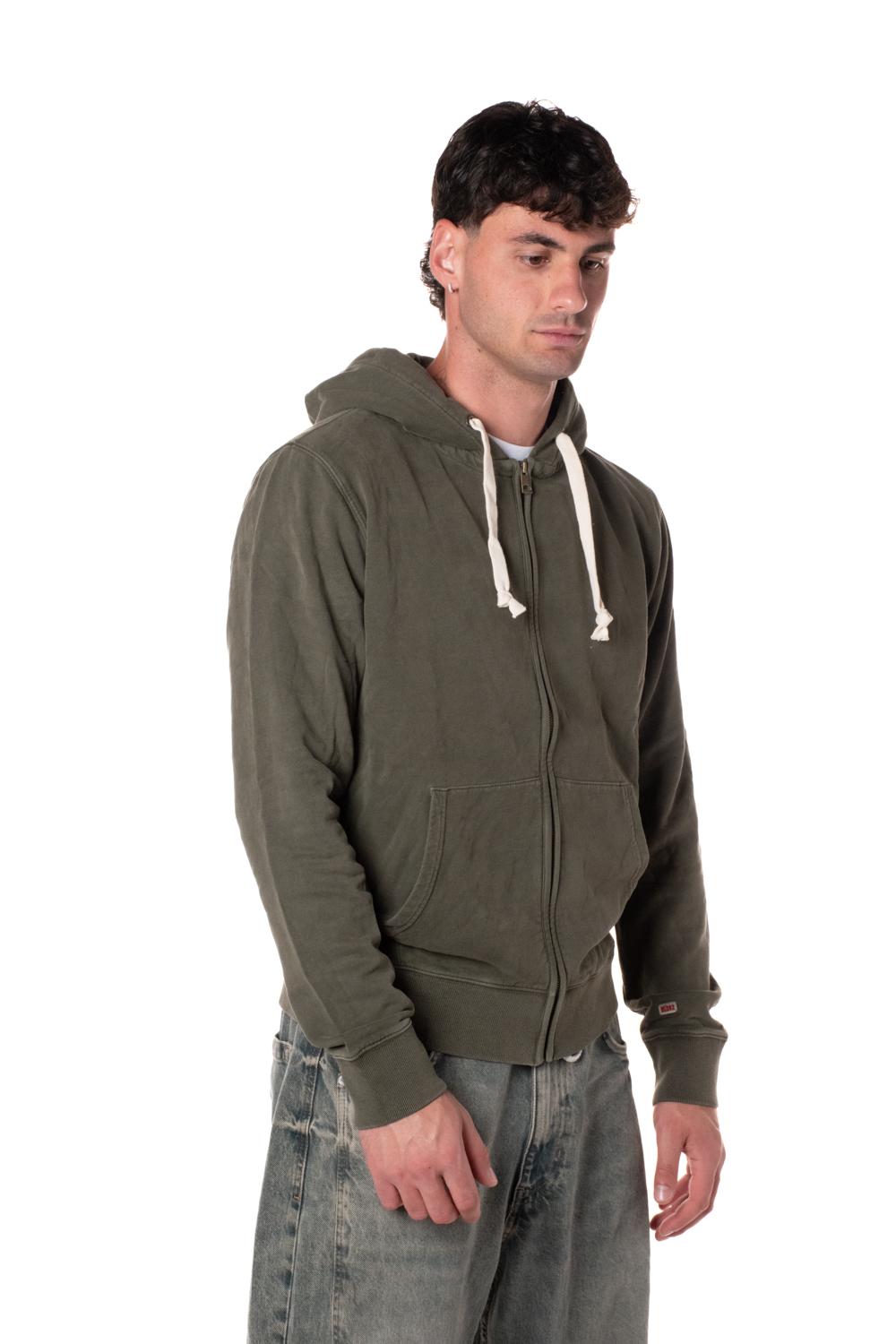 Felpa Military Uomo 24FE221VERDE SMITHY'S