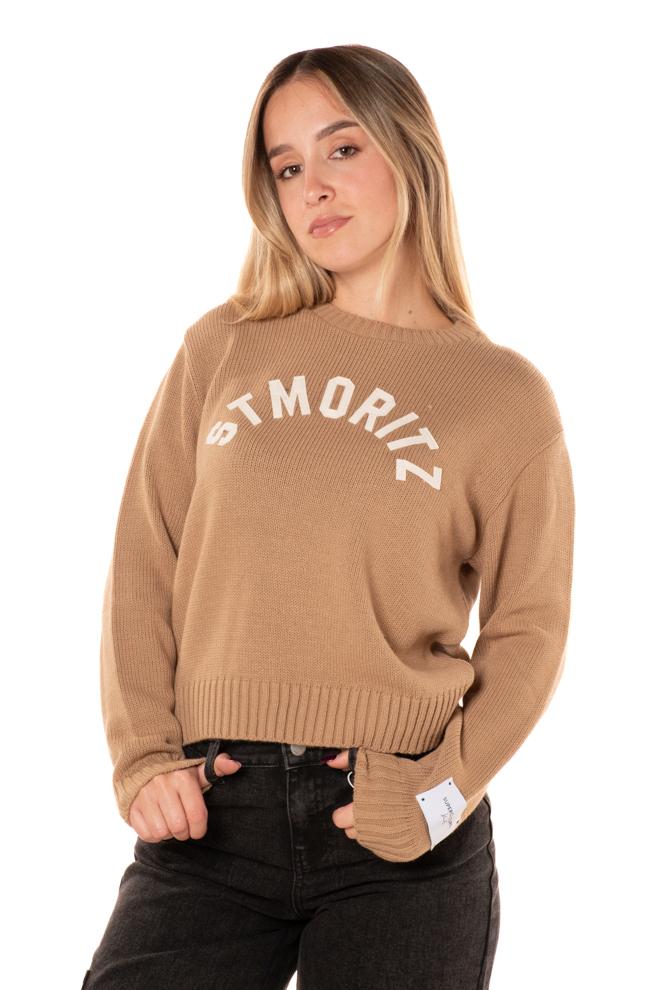 Pullover St. Moriz Donna AK5109MARRONE SUPERCULTURE