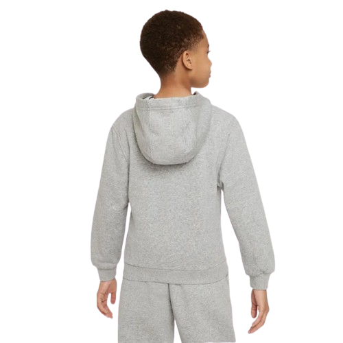 felpa cappuccio bambino grigia FD3017GRIGIO NIKE