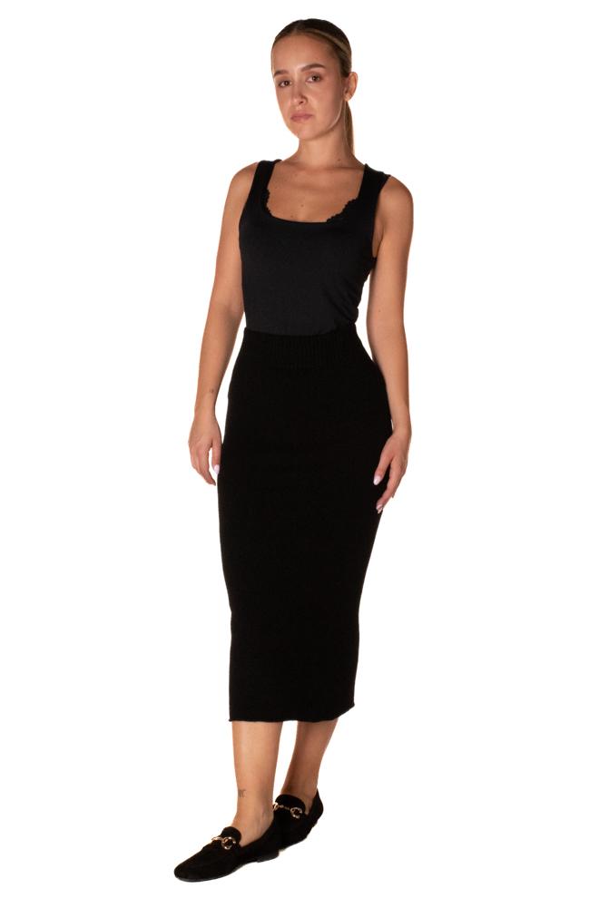 Gonna Midi Donna GNC-P011NERO HAVEONE