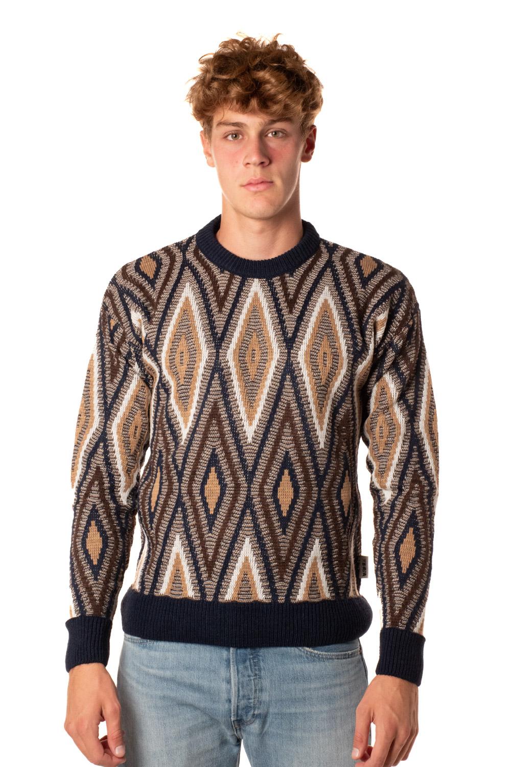 Maglione Fantasia Uomo M2460466MULTICOLOR BERNA