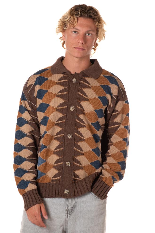 Cardigan Colletto Uomo M252012MULTICOLOR BERNA