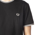 T-shirt Girocollo Uomo Nera 