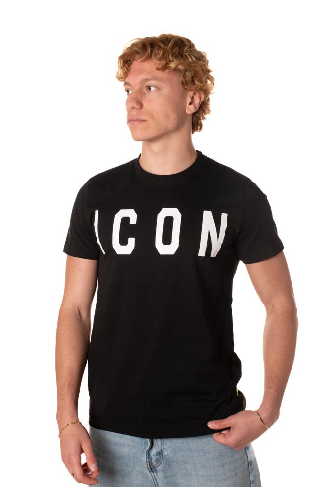Tshirt Script Uomo IU9013TNERO ICON