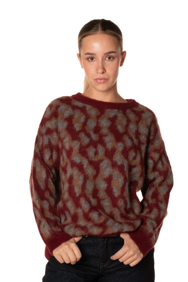 Pullover Jacquard Donna MIT-P093MULTICOLOR HAVEONE