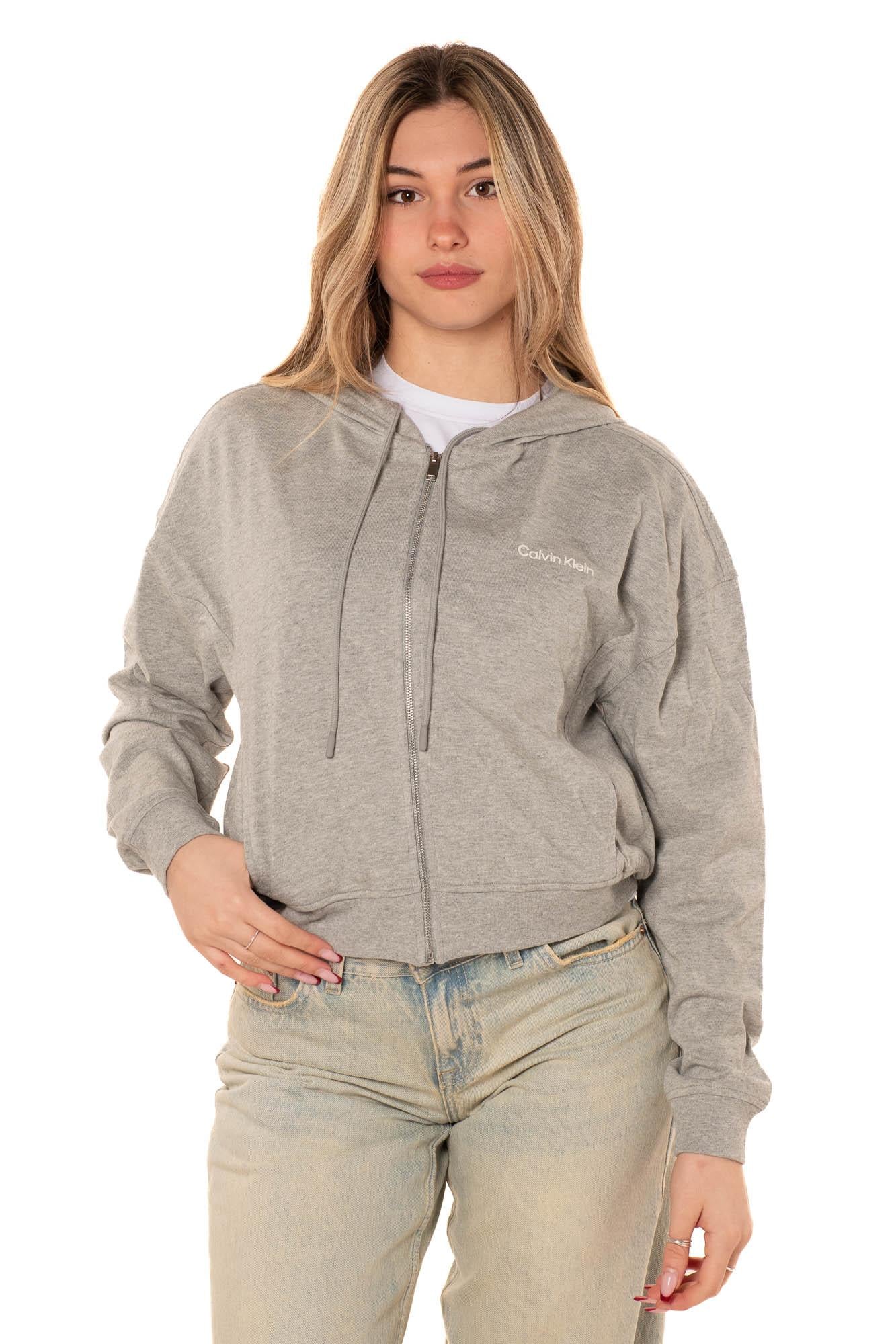 Felpa Zip Donna 