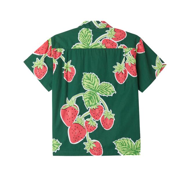 Camicia jumbo berries uomo multi 181210395VERDE OBEY