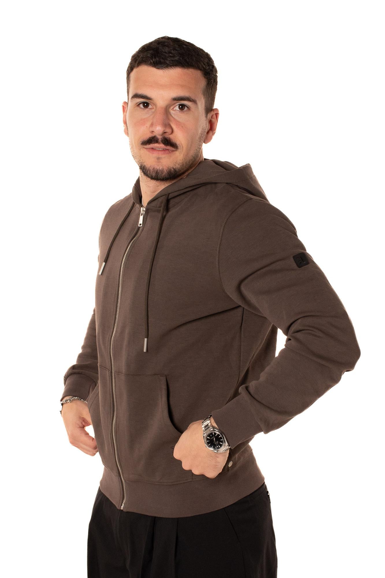 Felpa Zip Uomo 