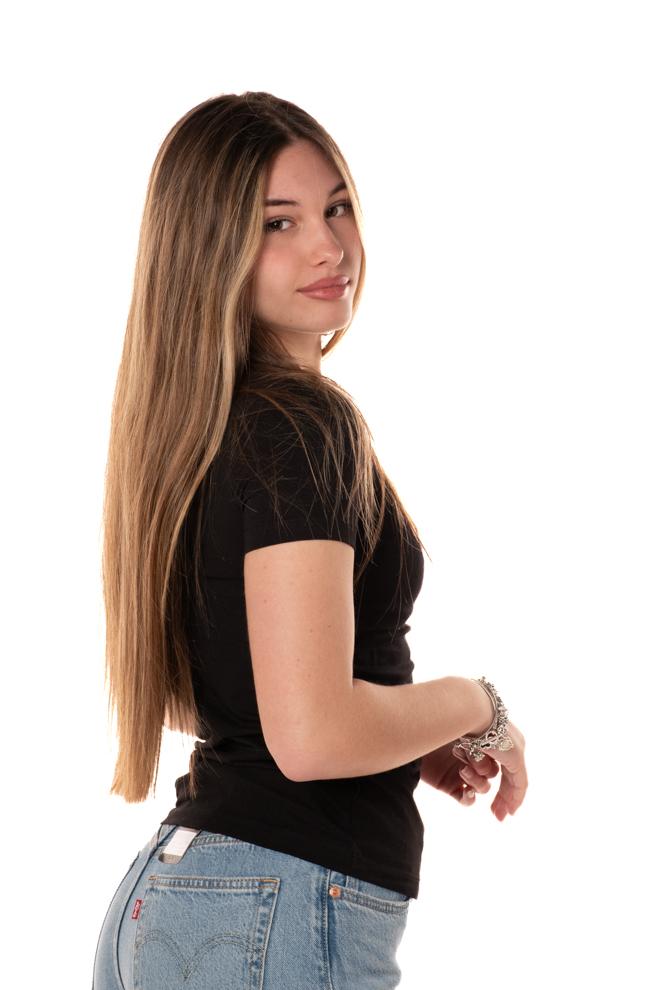 Tshirt Paillettes Donna 7W000183NERO EA7