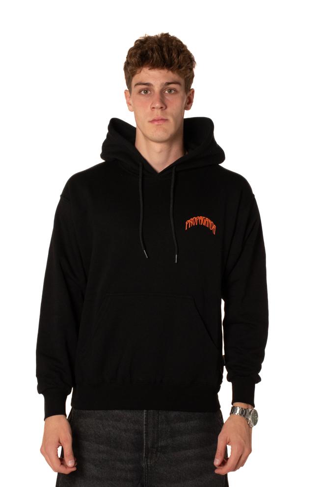 Felpa Triangle Web Uomo 25WPRFE484NERO PROPAGANDA