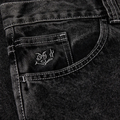 jeans '92 uomo nero slavato 