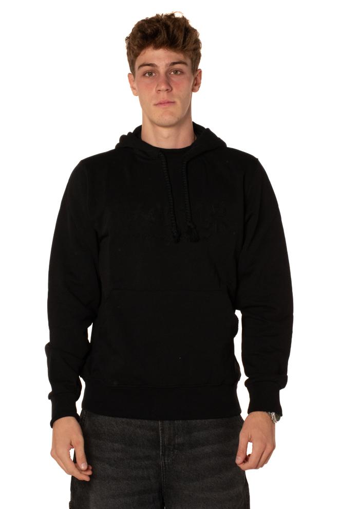 Felpa Basic Uomo 55225NERO DISCLAIMER