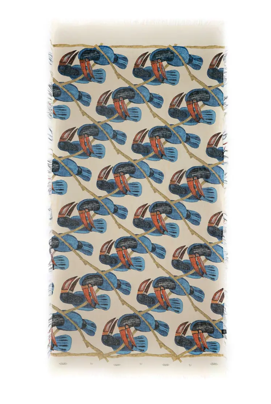 foulard magritte unisex MAGRITTE50 INNBAMBOO