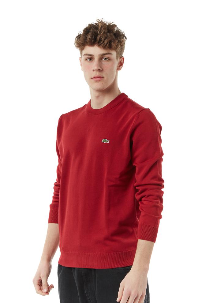 maglione logo uomo rosso 
