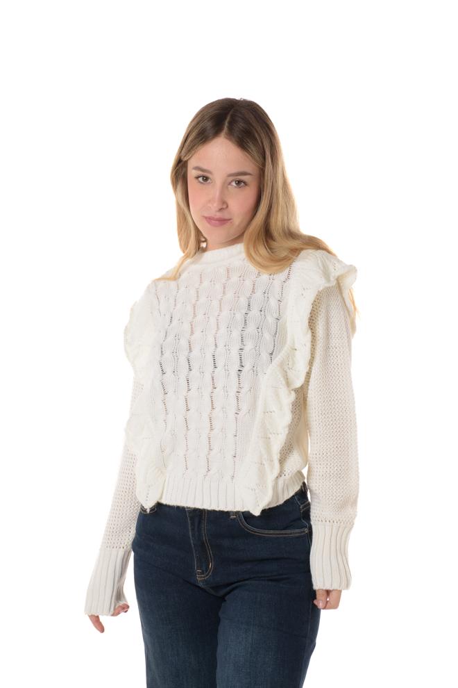 Pullover  Frappina  Donna MEV-M052BIANCO HAVEONE