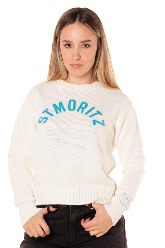 Pullover St.Moriz Donna AK5109BIANCO SUPERCULTURE