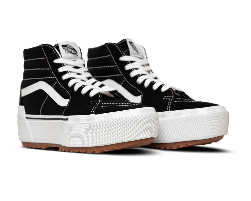 VANS DONNA SK8-HI STACKED VN0A4BTW5ZN1NERO VANS
