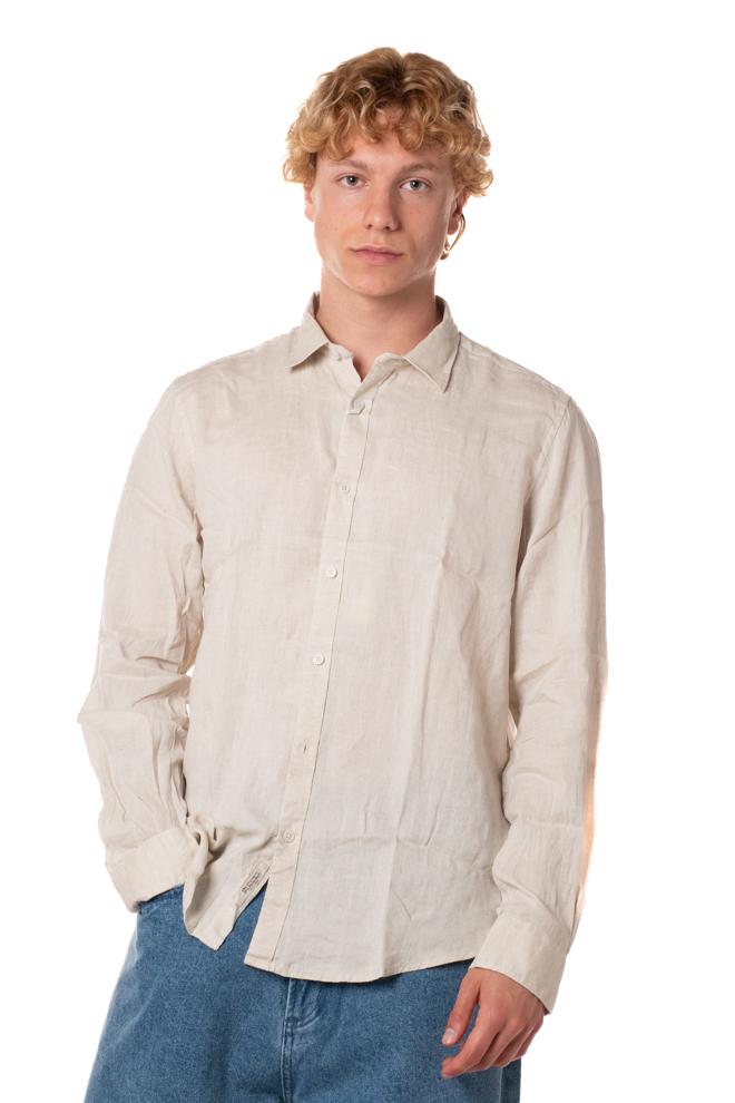 Camicia Lino Uomo GL7619BEIGE GIANNI LUPO