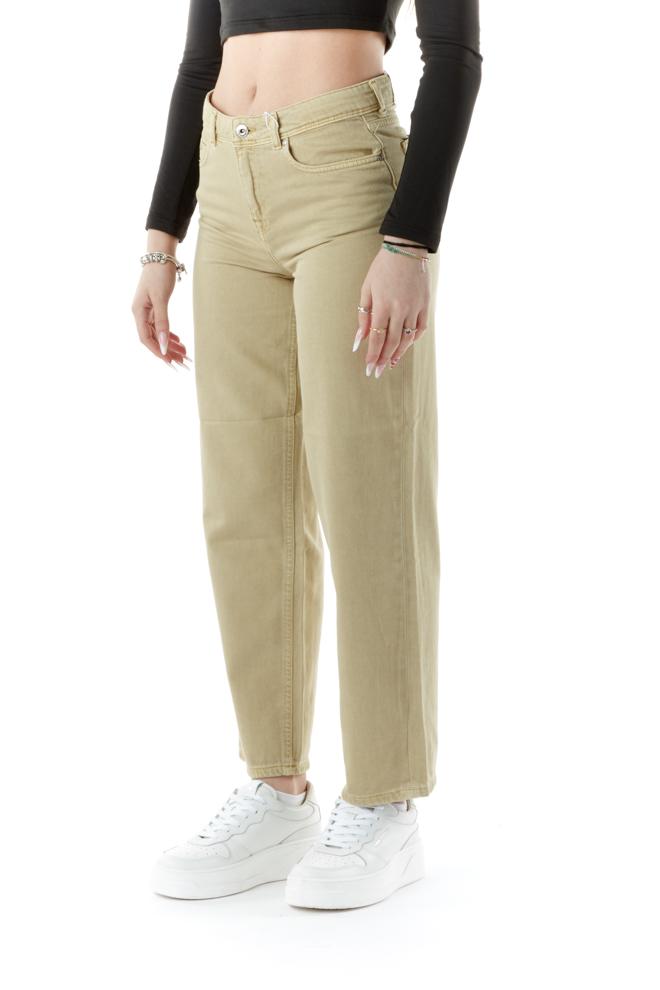 pantalone collette donna beige 15311539BEIGE ONLY