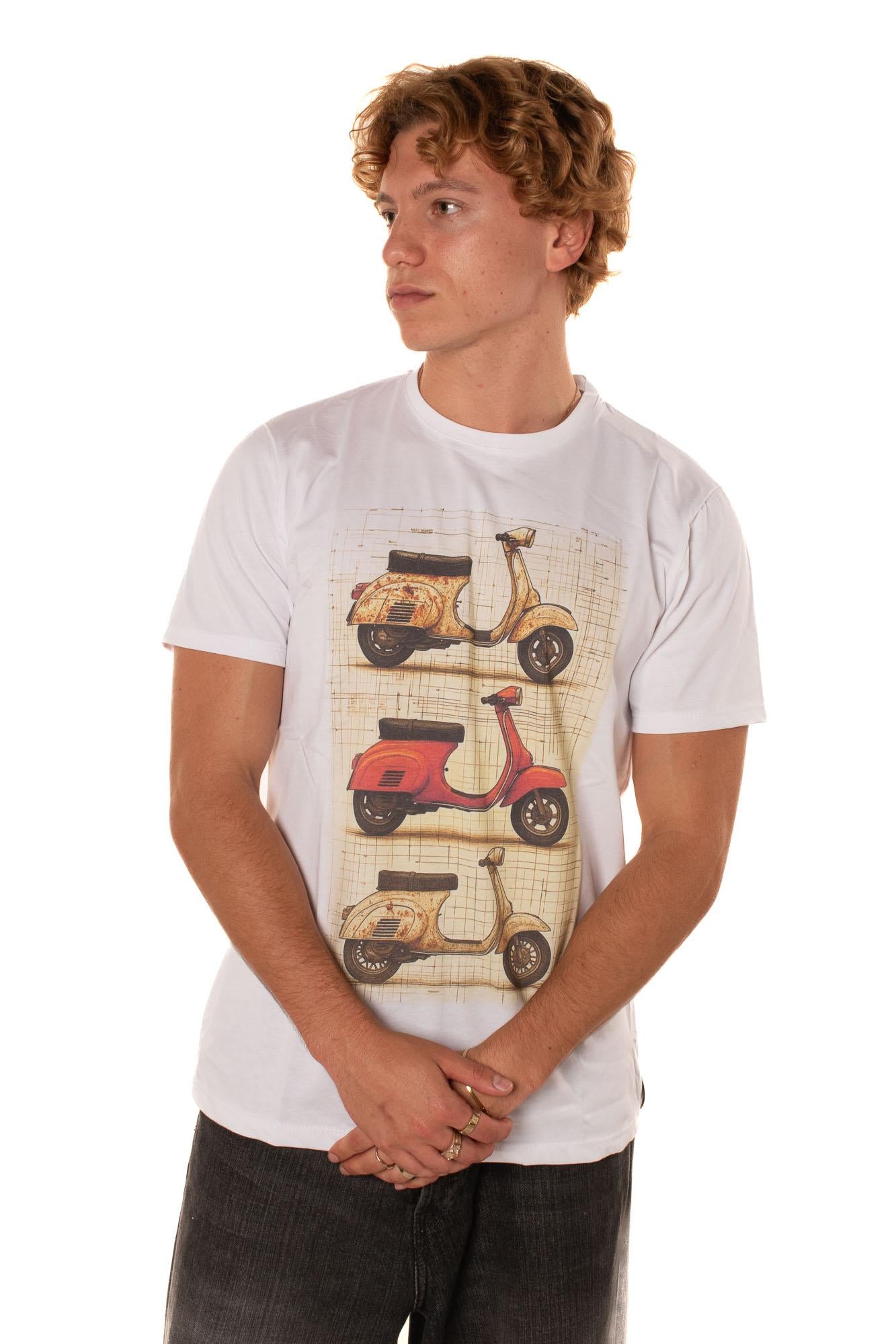 Tshirt Red Rusty Uomo 