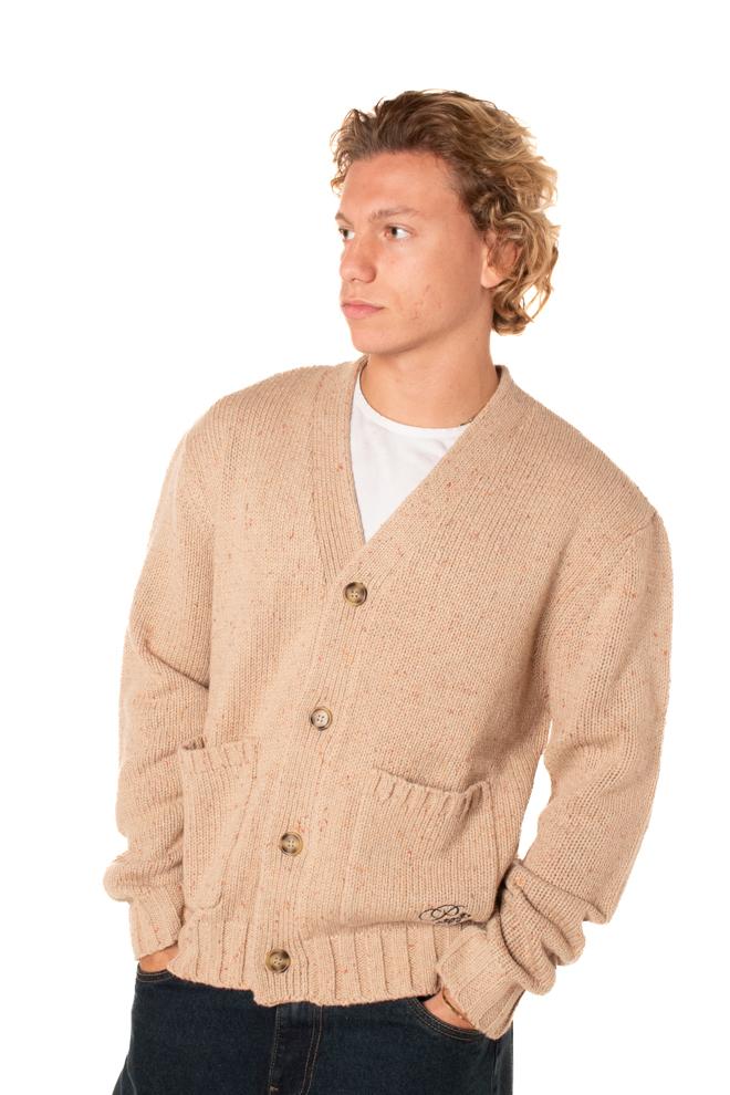 Cardigan Scout Uomo SCOUT KNIT CARDIGANBEIGE PROHIBITED