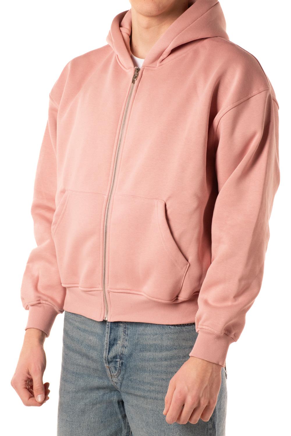 Felpa Zip Boxy Uomo 