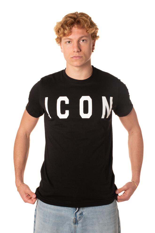 Tshirt Script Uomo IU9013TNERO ICON