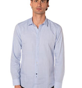 Camicia Basic Uomo M252115CELESTE BERNA