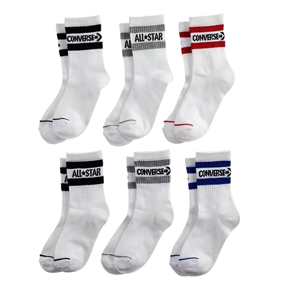 converse calzini 6-pack bambino XC0155-001BIANCO CONVERSE