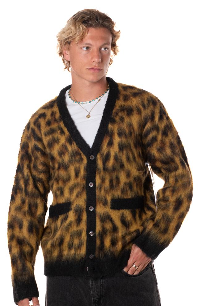Cardigan Patron Leopard Uomo 151010025LEOPARD OBEY