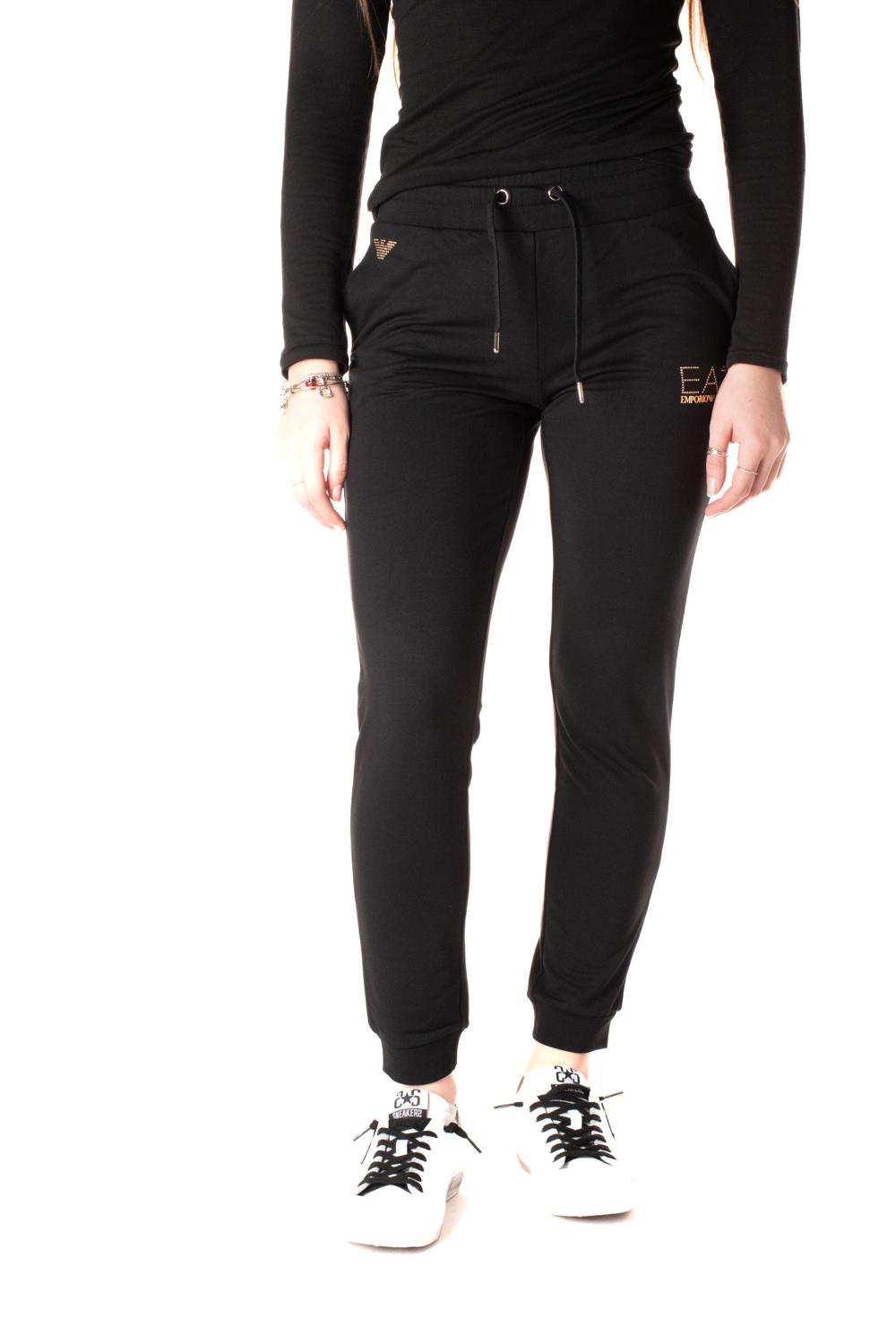 Jogger Logo Donna 8NTP66NERO EA7