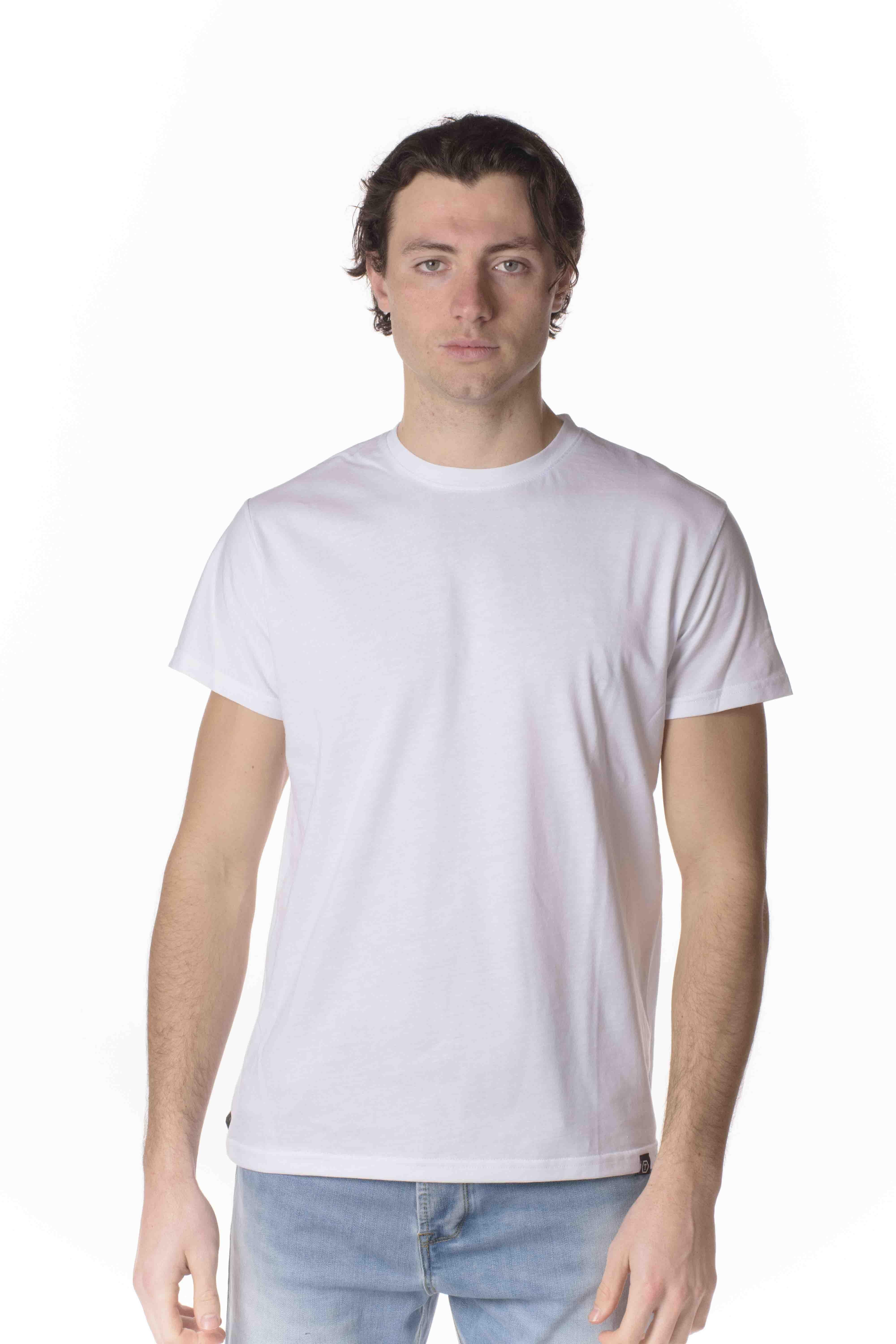 Telamira T-Shirt Girocollo Basic Uomo TS238BIANCO TELAMIRA