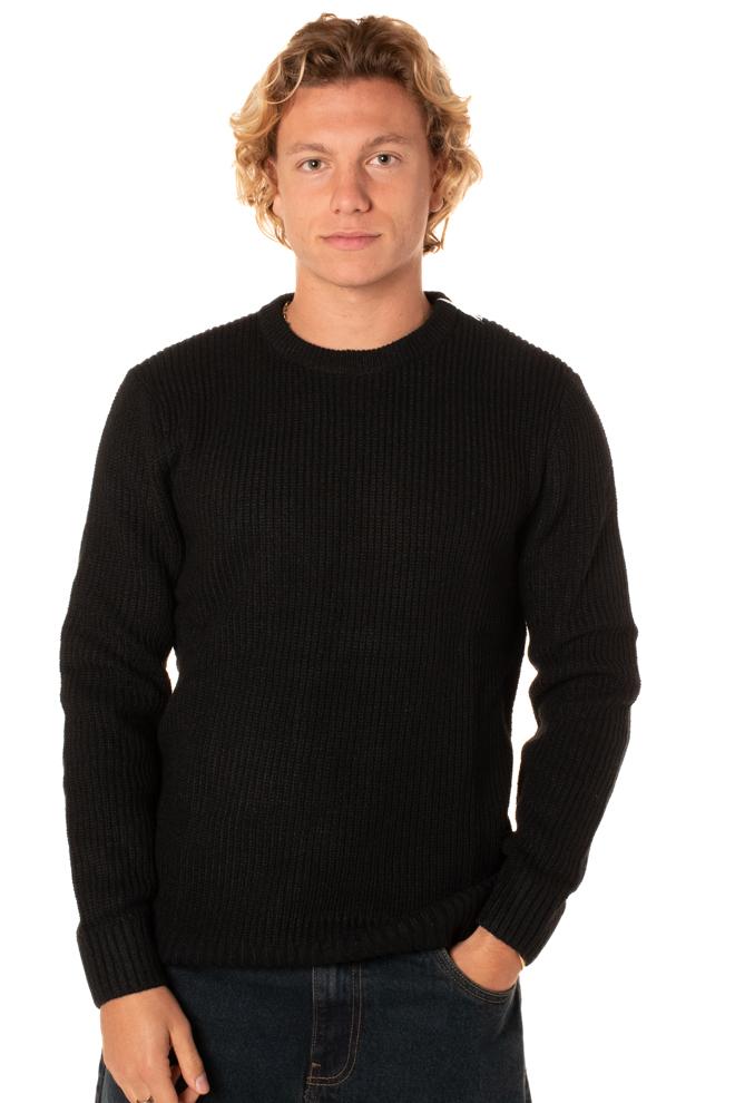 Maglione Basic Uomo MV-032NERO TELAMIRA
