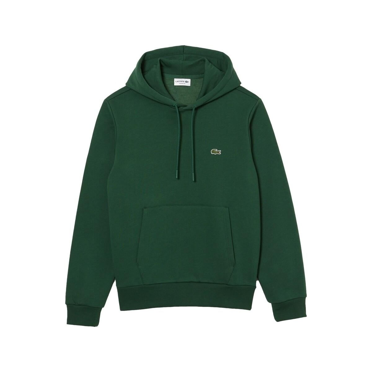Felpa Cappuccio Uomo SH9623VERDE LACOSTE