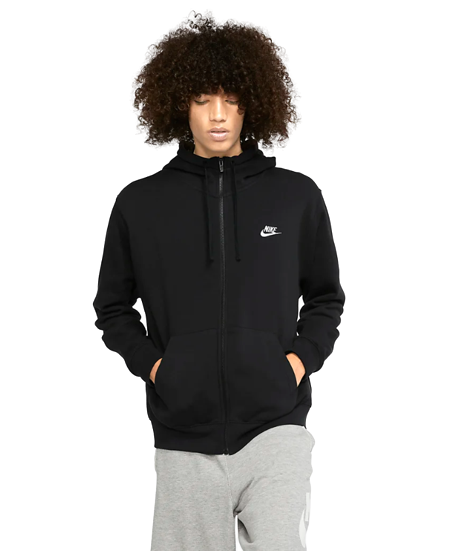 Nike Felpa Zip Essentials Uomo BV2645NERO NIKE