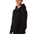 Felpa Woven Label Zip Uomo J306858NERO CALVIN KLEIN