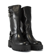 Stivale Biker Pelle Donna 
