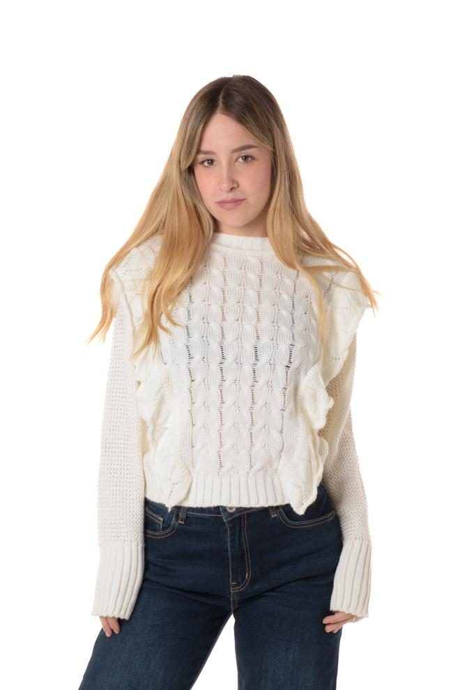 Pullover  Frappina  Donna MEV-M052BIANCO HAVEONE