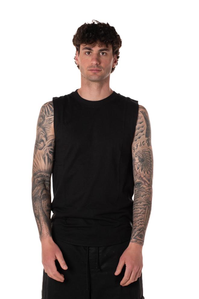 Canotta Woven Uomo J307283NERO CALVIN KLEIN