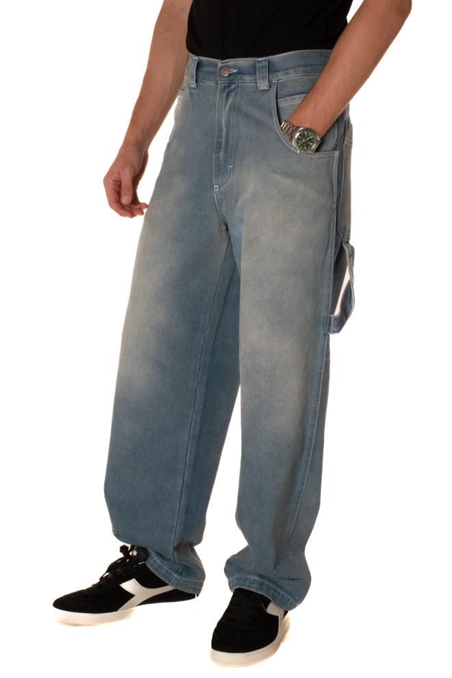 Jeans Baggy Carpenter Uomo R.BIANCO-LF6259 BLUESKIN