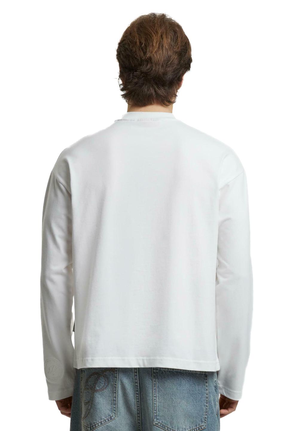 Tshirt Manica Lunga Ashford Uomo ASHFORD LONGSLEEVEBIANCO PROHIBITED