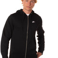 Felpa Zip Club Uomo FN3884NERO NIKE