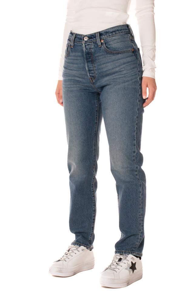 Jeans 501 Crop Donna 36200-0291CELESTE LEVIS