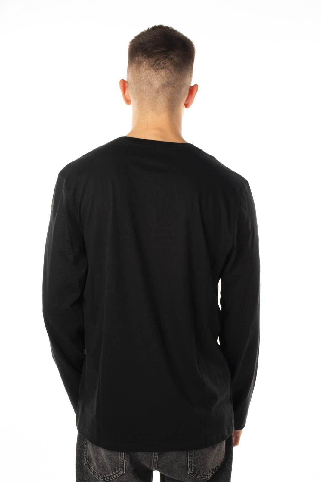 Polo Ralph Lauren Tshirt L/s Logo Uomo 44759001NERO POLO RALPH LAUREN