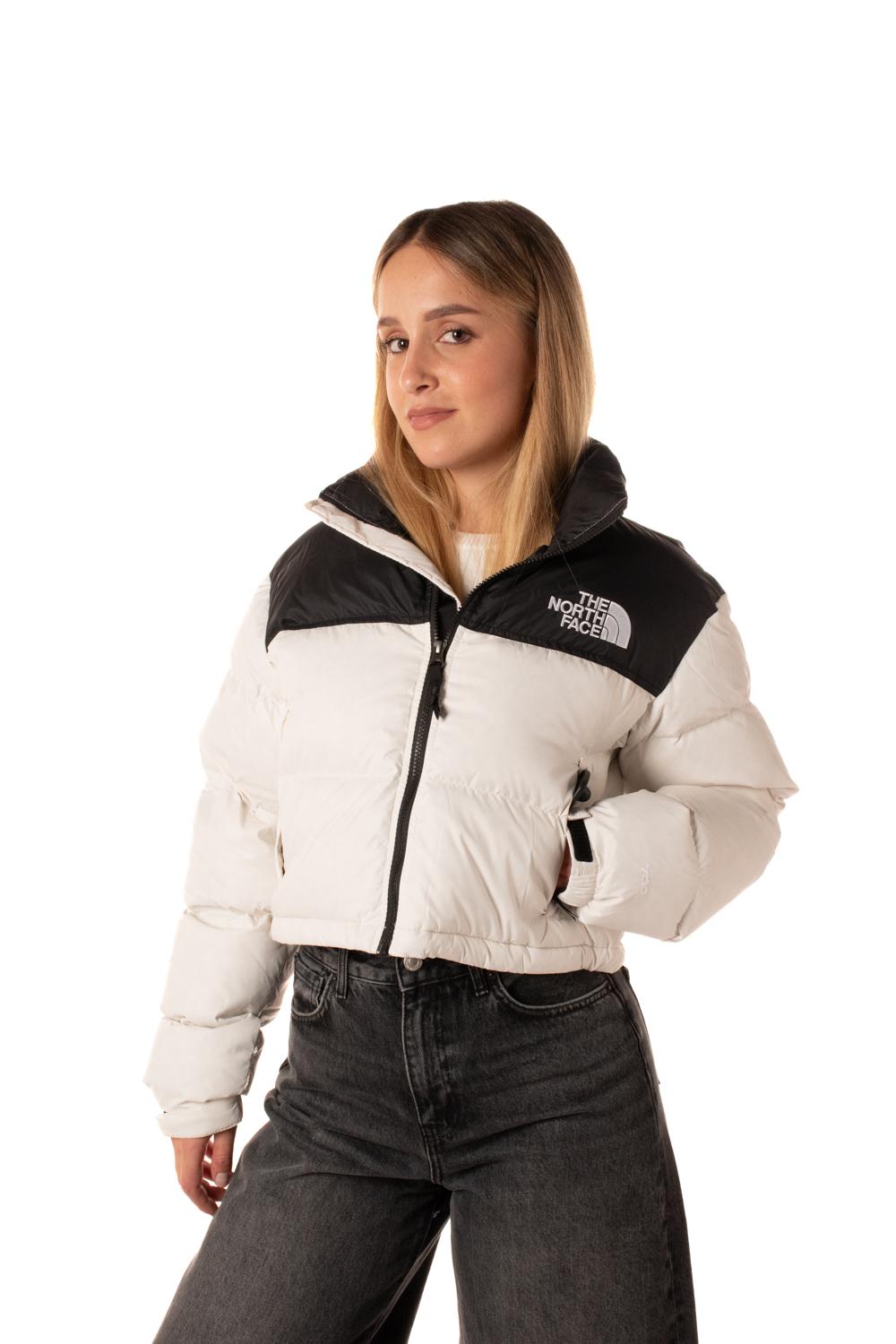 Piumino Nuptse Short Donna NF0A5GGEBIANCO THE NORTH FACE