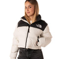 Piumino Nuptse Short Donna NF0A5GGEBIANCO THE NORTH FACE