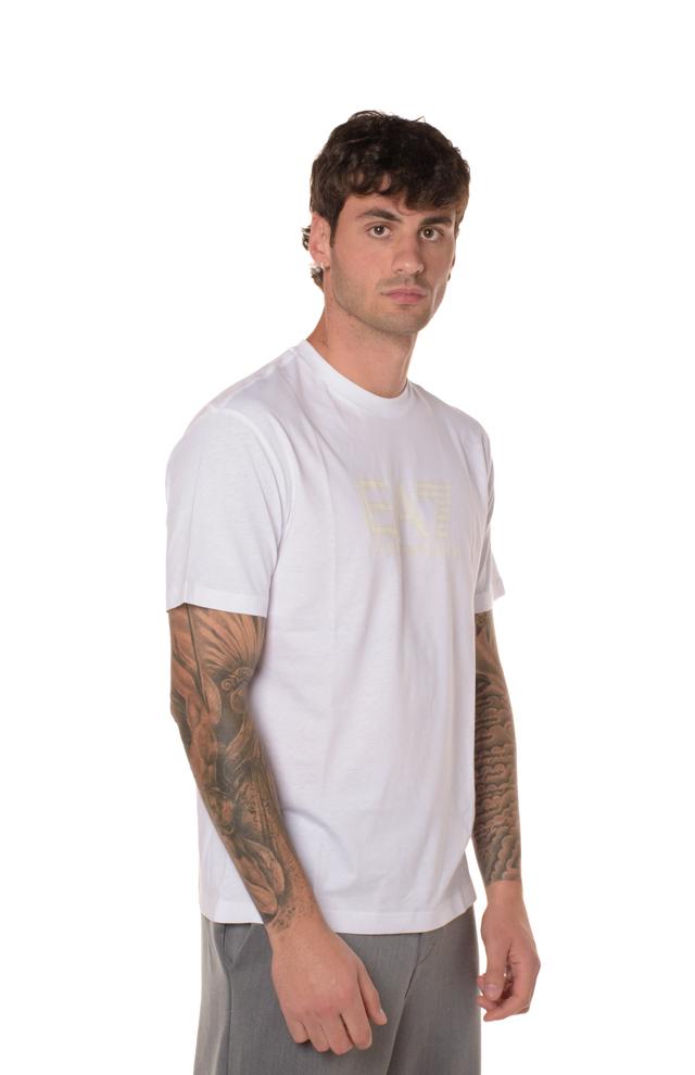 T-shirt Logo Uomo 6DPT81BIANCO EA7